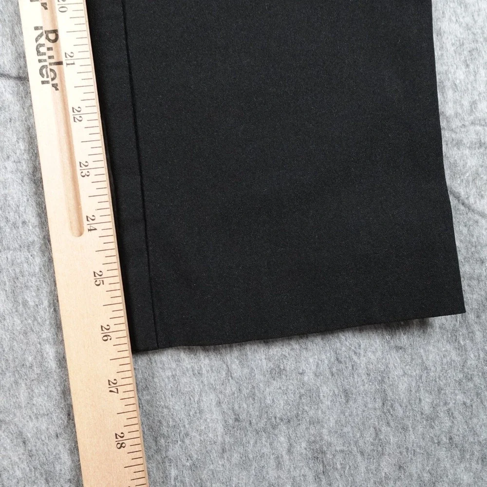 Sara Campbell Pants Women 6 Black‎ Stretch Slim Tapered Made In USA Career